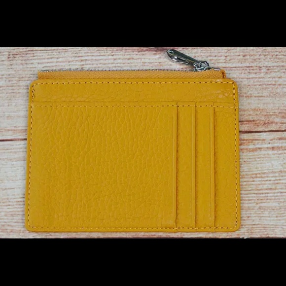 MINI LEATHER WALLET RED/BLK/YELLOW/BROWN/ORANGE - Picture 3 of 6